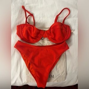 TJ Swim Blood Orange Bikini